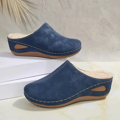 Joanne™ - Vinterplysj-sandaler