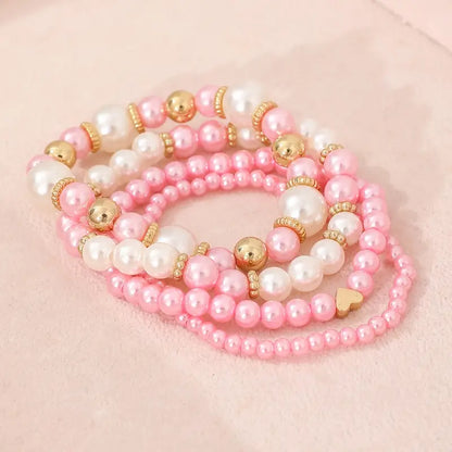 Unity Pearl Armbånd | Sammen mot brystkreft